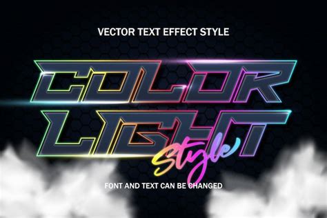 Premium Vector Lightning Thunder Bold Font Typography Lettering