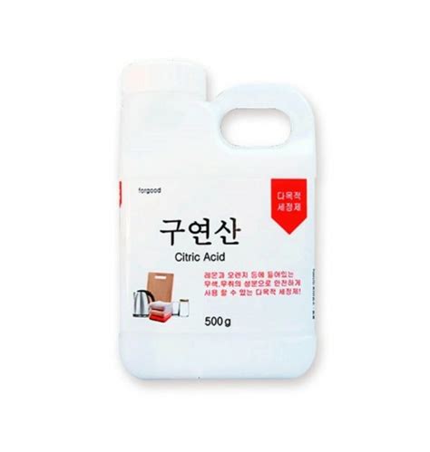 구연산 500g R 베이킹소다 과탄산소다 다목적세제 찌든때제거 티몬