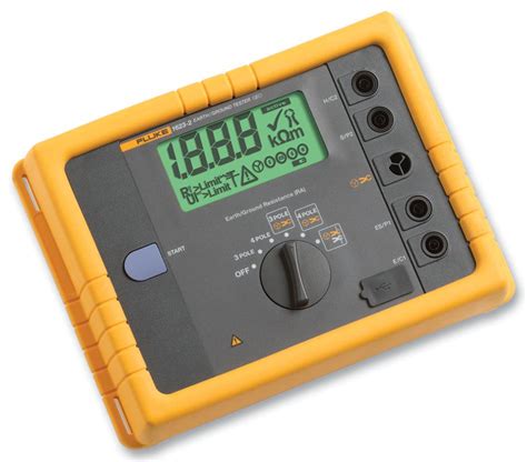 FLUKE 1623-2 - Fluke - Earth Ground Tester, 3 and 4 Pole, 0.02ohm to 19 ...