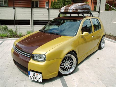 Vw Golf Mk Iv With Brown Stripe Martin Arnold Vw Golf Tuning