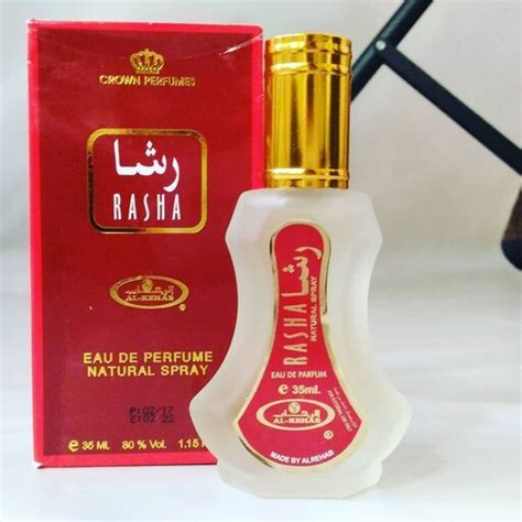 خرید و قیمت ادکلن رشا الرحاب با حجم 35 میل Rasha عطر رشا عطر عربی رشا