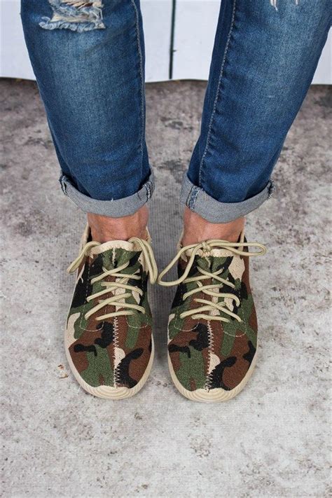 Camo And Solid Tennis Shoes Camo Shoes Camo Fashion Womens Camo Fashion