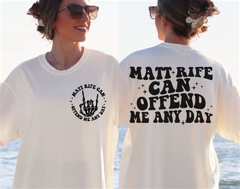 Matt Rife Png Offended Png Matt Rife Tour Matt Rife Shirt Etsy