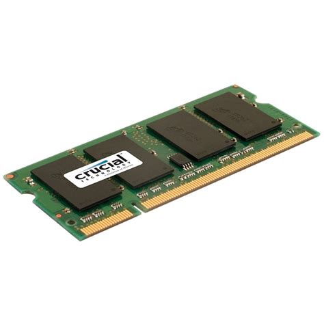 Best Buy Crucial 2GB 0 8GHz PC2 6400 DDR2 SO DIMM Unbuffered Non ECC