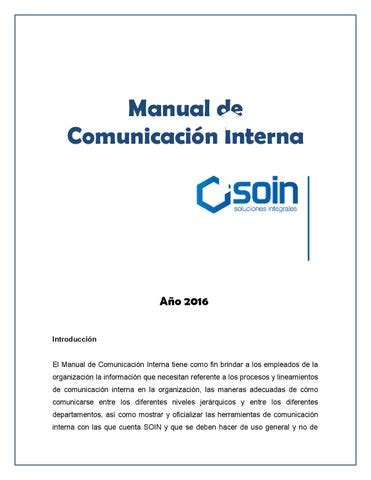 Manual de comunicación interna by Eivi08 Issuu