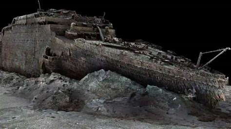 Watch Titanics First Full Sized D Digital Scan Reveals Wreck As