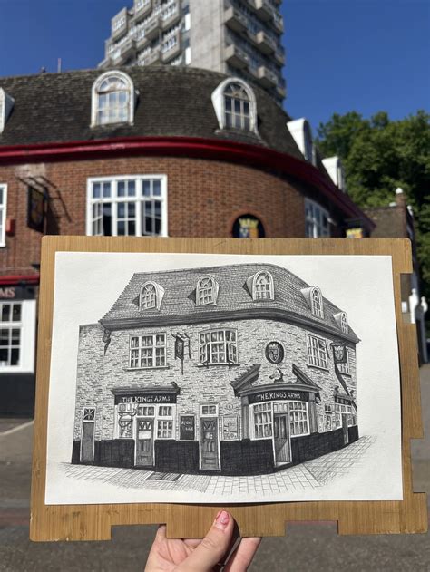 East Dulwich Tavern Pub Print - SE22 — Lydia Wood Drawings