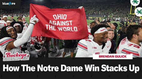 Buckeye Breakdown How The Notre Dame Win Will Look In December YouTube