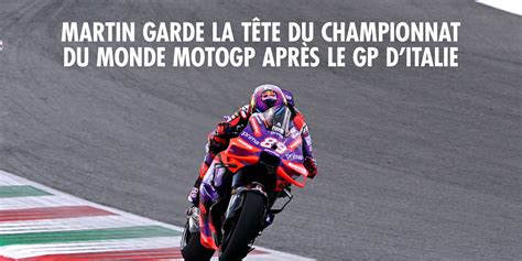 Grand Prix d Italie de MotoGP 2024 résumé et résultats