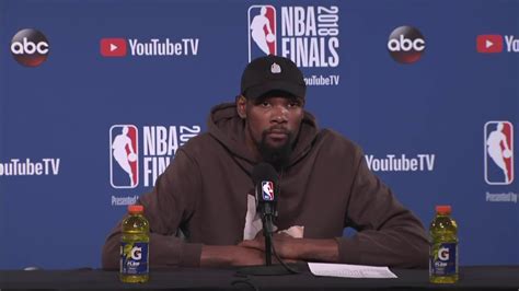 Kevin Durant Postgame Interview Cavaliers Vs Warriors Nba Finals Game