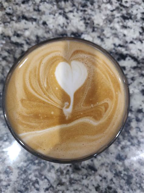 My First Latte Art : r/espresso