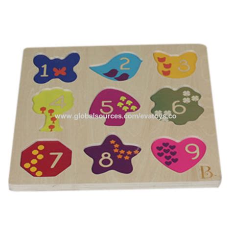 2016 wholesale educational wooden toddler puzzles, W14M115, toddler ...