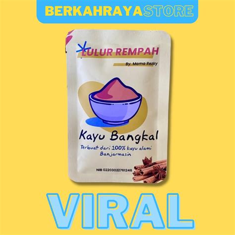 Jual Lulur Rempah Kayu Bangkal Viral Original Gr Shopee Indonesia