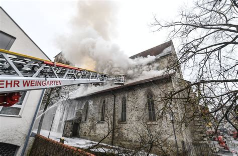 Ravensburg Brand In Kirche F Hrt Zu Gro Einsatz Der Feuerwehr Baden