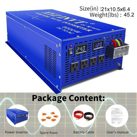 «off Grid Pure Sine Wave Inverter Power 8000w 24v 220v Solar Panel