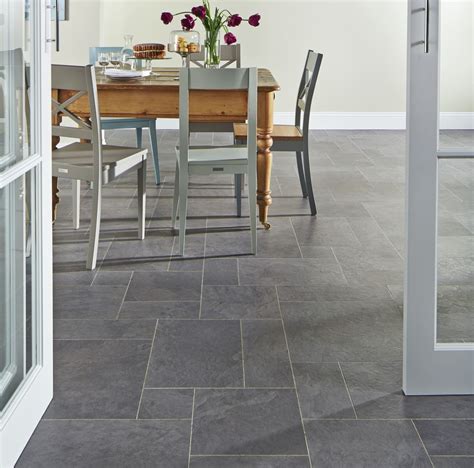 Mixed Size Stone And Slate Lvt Flooring 4homes