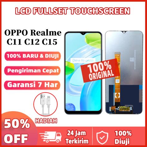 【ori】 Lcd Realme C11c12c15 2020oppo A15a15s Touchscreen Fullset