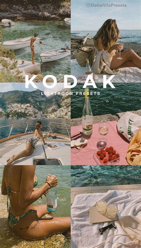 Kodak Lightroom Mobile Presets Summer Presets Influencer Film