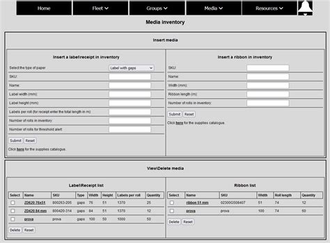 Printers - The Zebra printer management tool - Description