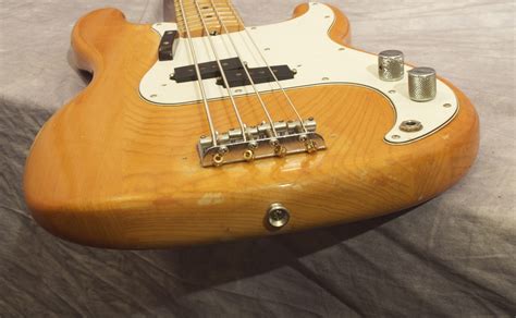 Fender Precision 1975 Natural Bass For Sale Andy Baxter Bass And Guitars Ltd