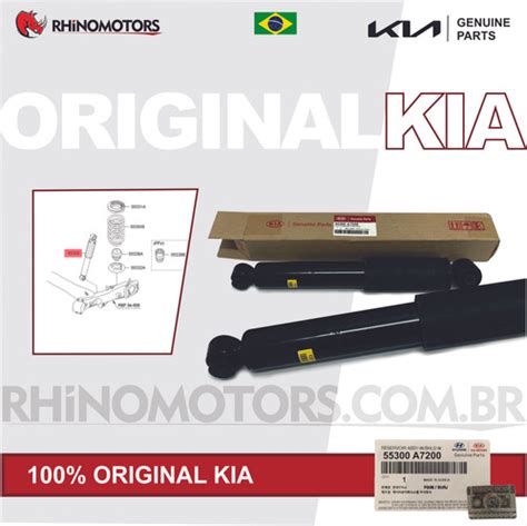 55300A7200 PAR Amortecedor Traseiro Kia New Cerato 2014 A 2019