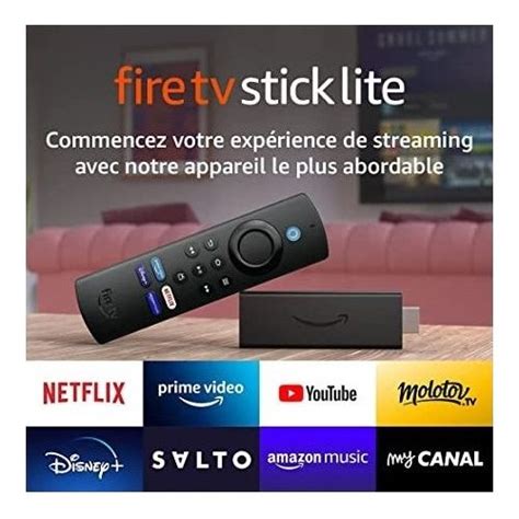 Amazon Fire Tv Stick Lite Avec T L Commande Vocale Alexa Fiche