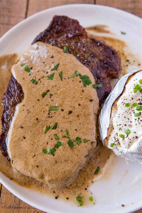 Classic Steak Diane Recipe Cognac Cream Sauce Dinner Then Dessert