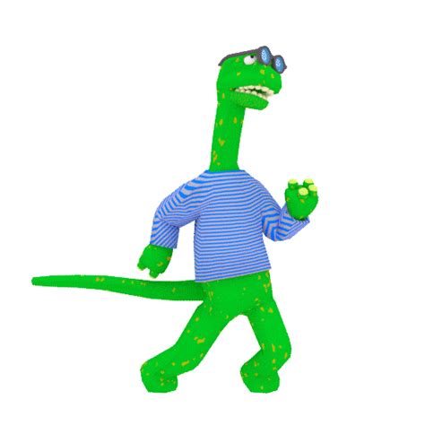 Dinosaur Dance Nerdy Look GIF | GIFDB.com