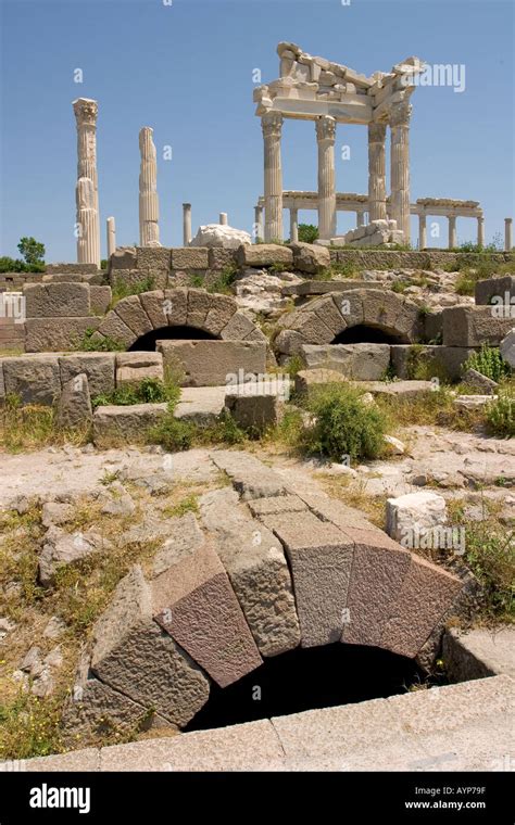 Acropolis of Pergamon (Pergamum / Bergama) Western Turkey Stock Photo ...