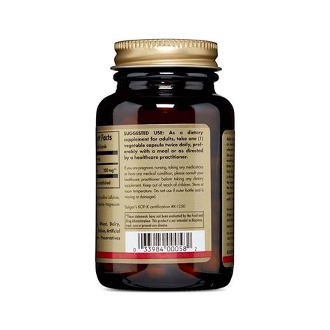 Buy Solgar Alpha Lipoic Acid Mg Vegetable Capsule Online At Best