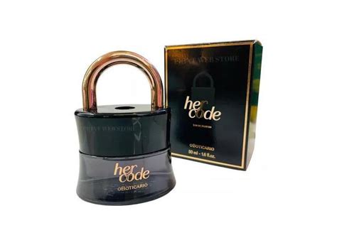 Perfume Her Code O Botic Rio Eau De Parfum Ml O Perfume Do Cadeado