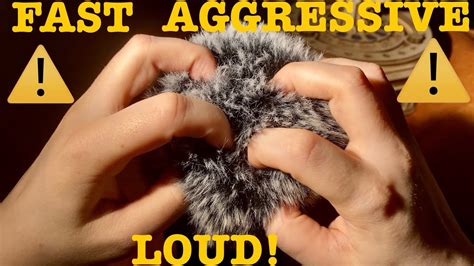 Asmr⚠️extreme Fast Aggressive Loud Scalp Scratching Massage Rubbing Fluffy Coveralmost No