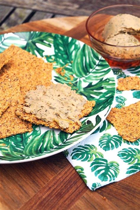 Glutenvrije crackers met kruiden Voedsel ideeën Foodies Gezonde