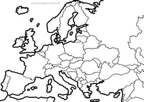 Europakarte Alle Länder in Europa und Hauptstädte Landkarte europa