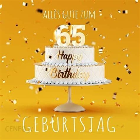 Alles Gute Zum 65 Geburtstag Gästebuch Zum Eintragen Mit 110 Seiten