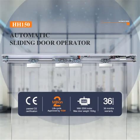 Hh Aluminium Frameless Sliding Door Operator Automatic Sliding Door