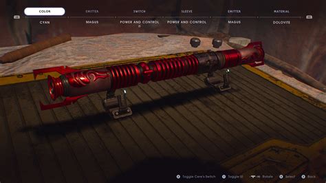 Red Lightsaber Crystal