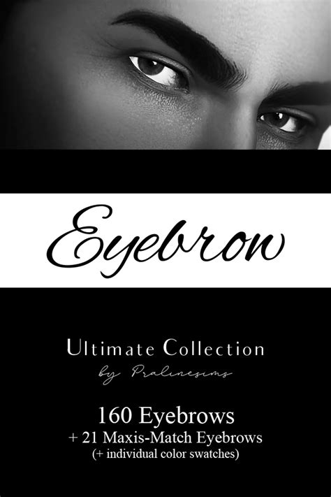 Eyebrow Ultimate Collection Cheveux Sourcils Mysims4mods