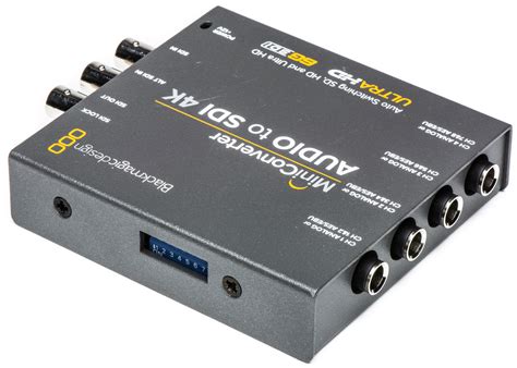 Blackmagic Mini Converter - Audio to SDI 4K - Embedder - Bstock (Open ...