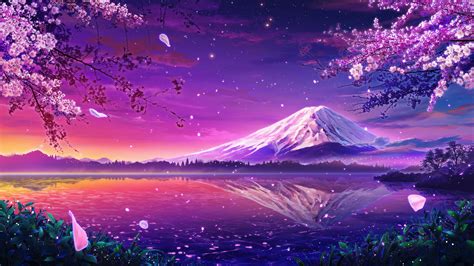 Mount Fuji Cherry Blossom 4K #6801k Wallpaper iPhone Phone