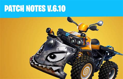 Fortnite Update 610 Released 185 Patch Notes Games Guides