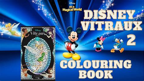 Disney Vitraux Tome Flip Through Youtube