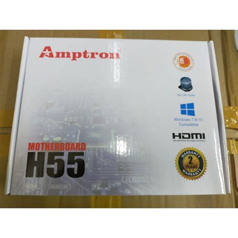 Jual Motherboard Amptron H Lga Vga Hdmi Resmi Murah Indonesia