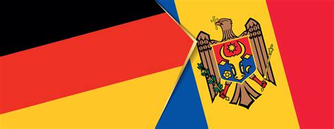 Germany And Moldova Flags Two Vector Flags Vector Art At Vecteezy