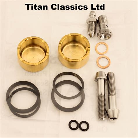 Titanium Brembo P32 Caliper Rebuild Kit With Seals Titan Classics