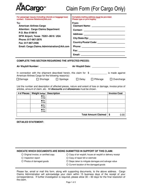 Aa Cargo Tracking Fill Out Sign Online Dochub