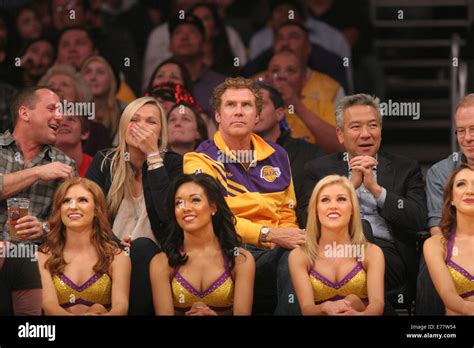 Celebrities Courtside At The Los Angeles Lakers V Los Angeles Clippers Nba Basketball Game Held