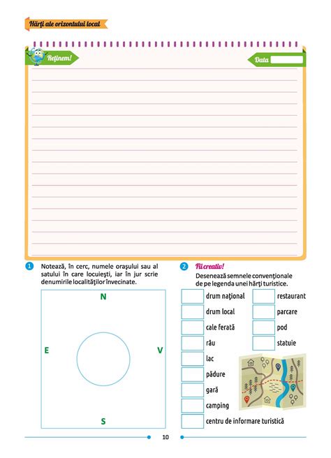 Geografie caiet de aplicaţii pentru clasa a IV a 2023 Clasa a IV a
