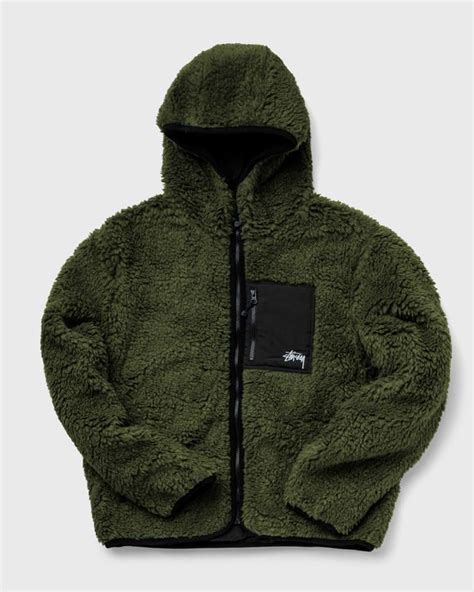 Stussy Sherpa Jacket Olive Ubicaciondepersonas Cdmx Gob Mx