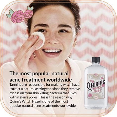 Quinns Alcohol Free Witch Hazel Rose Petal 16 Oz And Quinns Alcohol